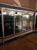 Kysor Warren QLV5V14 Four door freezer, gas defrost.  Sold by the door.  Your bid X 4