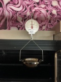 Detecto 30lb Hanging scale with hanger and basket