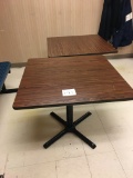 Two tables, sold as one lot