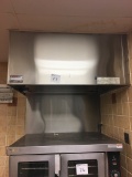 4' Stainless hood.  NO FANS INCLUDED-HOOD ONLY