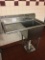 One compartment stainless sink with drainboard