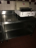 4' Stainless cabinet on casters