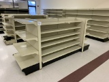 8’ Kent shelving with end caps. Sold as one bid.