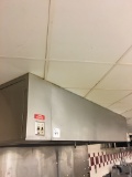 12' Stainless steel hood with filters, no fans included