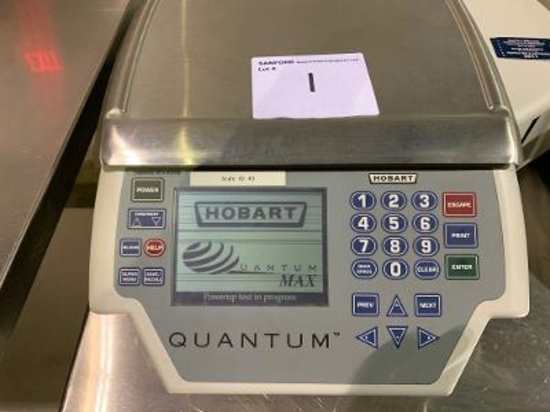 Hobart Quantum  Max scale/printer