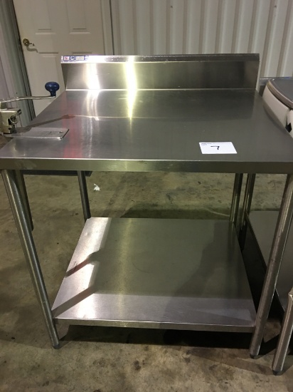 3' Stainless steel table