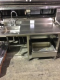 Stainless steel table/sink