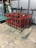 (15) Small red shopping carts