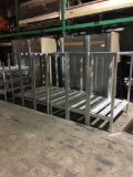 (6) Two shelf aluminum cooler racks