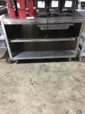 4' Stainless steel cabinet
