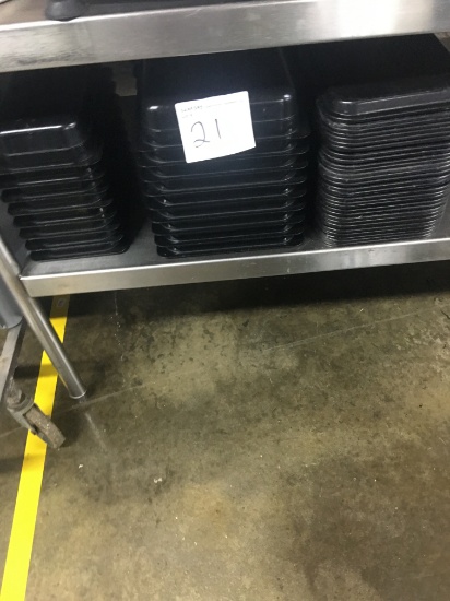 Black trays