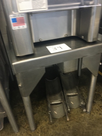Stainless equipment stand