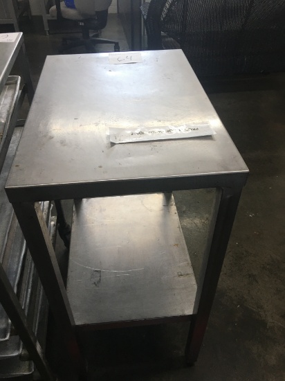 17" X 25" Stainless Equipment stand