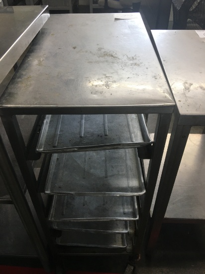 16" X 27.5" Stainless Equipment stand