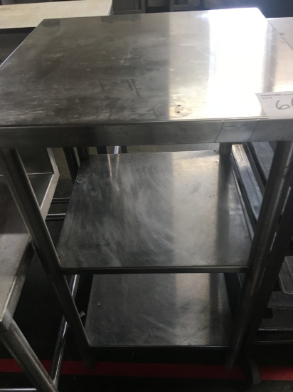 24" X 24" Stainless steel Equipment stand