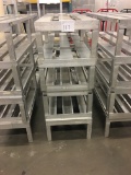 (6) Single shelf cooler racks, sold by the item, your bid X 6
