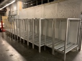 Aluminum two shelf cooler racks