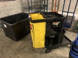 Rubbermaid maintence cart