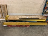 Stack of pallet rack beams