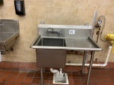 Stainless One bay sink