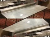 6’ stainless steel table