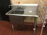 One compartment sink