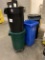 Trash can lot