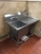 One bay stainless sink