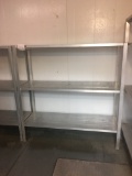 Three shelf cooler racks, selling choice of (6)