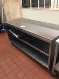 Stainless steel cabinet, 6'