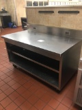 Stainless steel cabinet, 5'