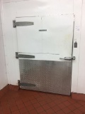 Kysor 15' X 28' Meat cooler with pallet door and gas defrost coils