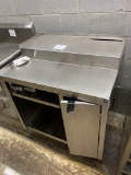 Stainless steel receiving desk