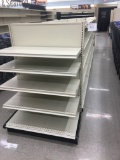 18' Low profile shelving,sold as one lot