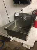 Stainless hand sink