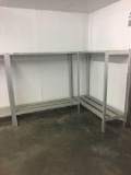 Two shelf cooler racks, selling choice of (9)