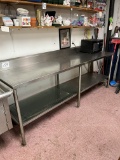 8' Stainless Steel Table