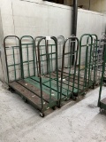 (7) Six Wheel Stock Carts, selling choice