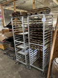 Sheet Pan Rolling Racks (2) Sold as one lot