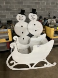 Snow Men and Sleigh