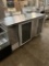 True 6' Under counter glass door refrigerator