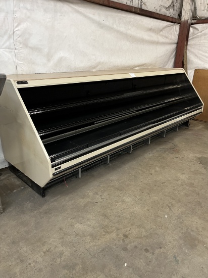 12' Barker open deli case, remote refrigeration