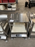 Stainless Steel Slicer Stand on casters