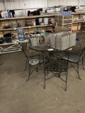 Steel Outdoor Table and Chairs