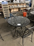 Steel Outdoor Table and Chairs
