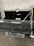 4' Hussmann refrigerated case, self-contained