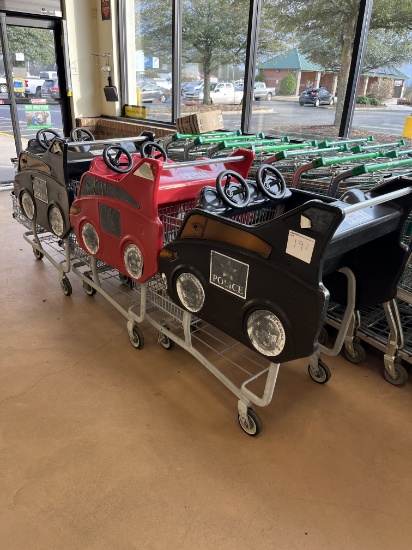 (3) Kid Shopping Carts