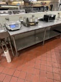 8' Stainless table
