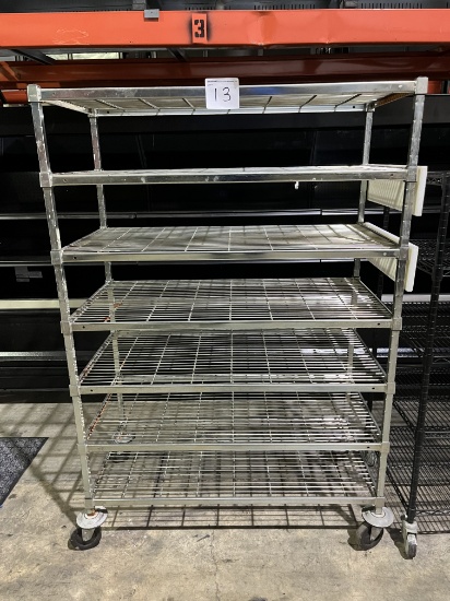 4' Metro rack on casters