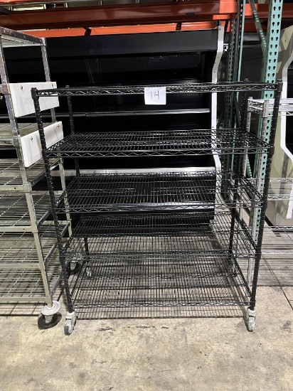 4' Metro rack on casters